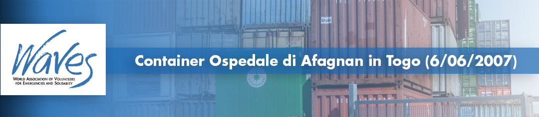 Container Ospedale di Afagnan in Togo (25/03/2015)